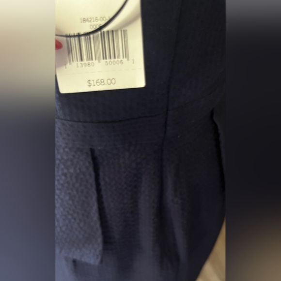 NWT! Banana Republic Navy Peplum Cocktail Dress Size M - Picture 7 of 7